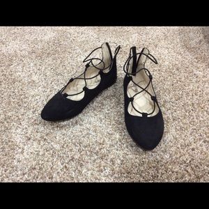 Size 3 Stevies every day ballet shoes lace up